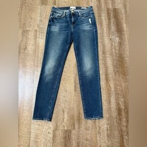 Frame Denim Dark Blue Skinny Jeans